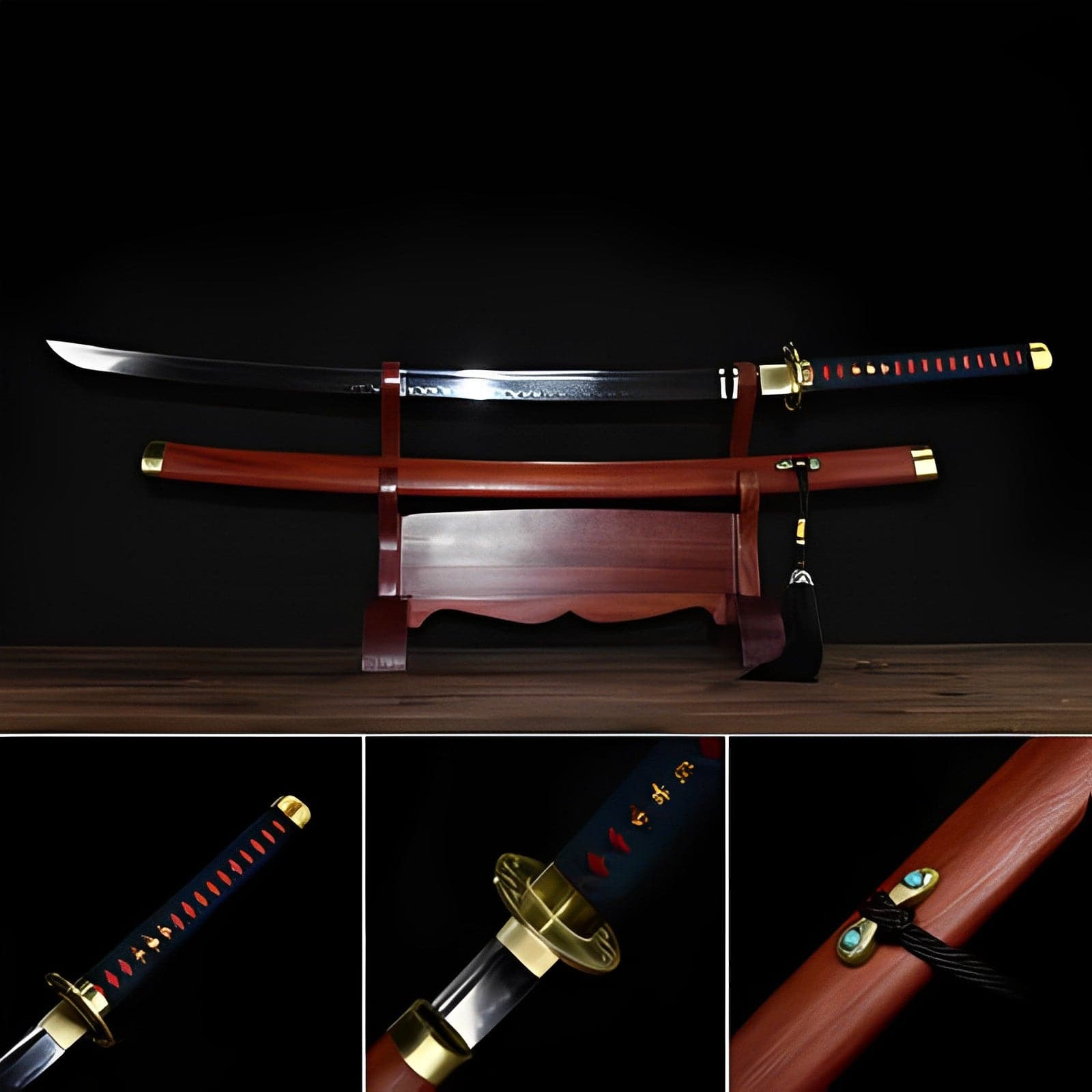 Hand Forged Japanese Samurai Katana Bill T10 Turns the soil to burn blade Fine grinding - Tophatter Daily Deals