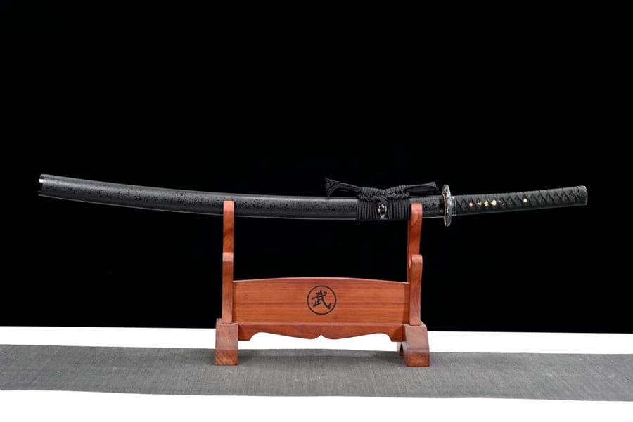 Hand Forged Japanese Samurai Katana Blackwing T10 Carbon steel Full Tang - Tophatter Daily Deals