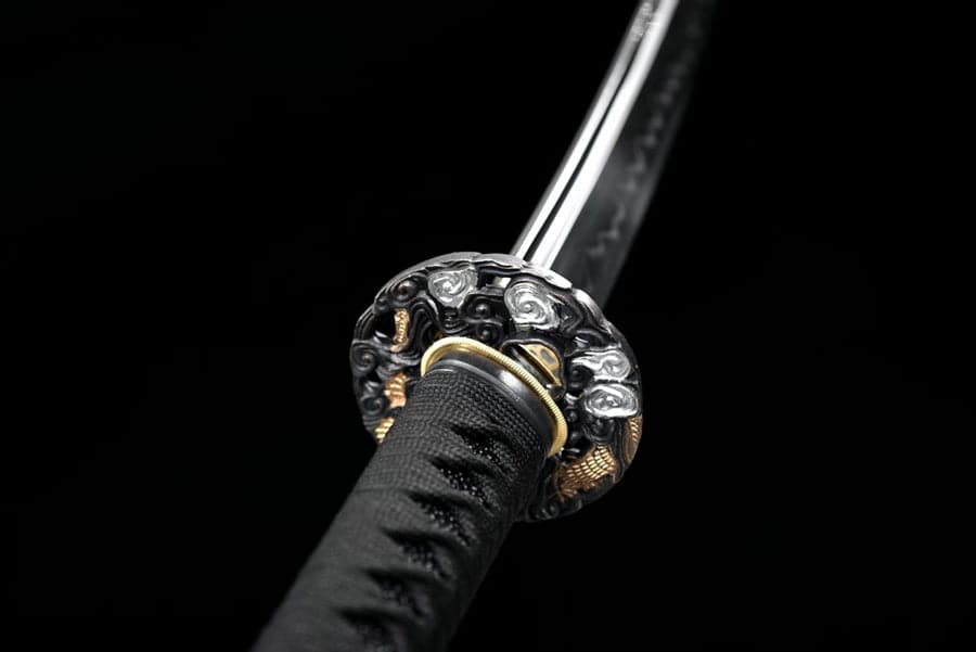 Hand Forged Japanese Samurai Katana Blackwing T10 Carbon steel Full Tang - Tophatter Daily Deals