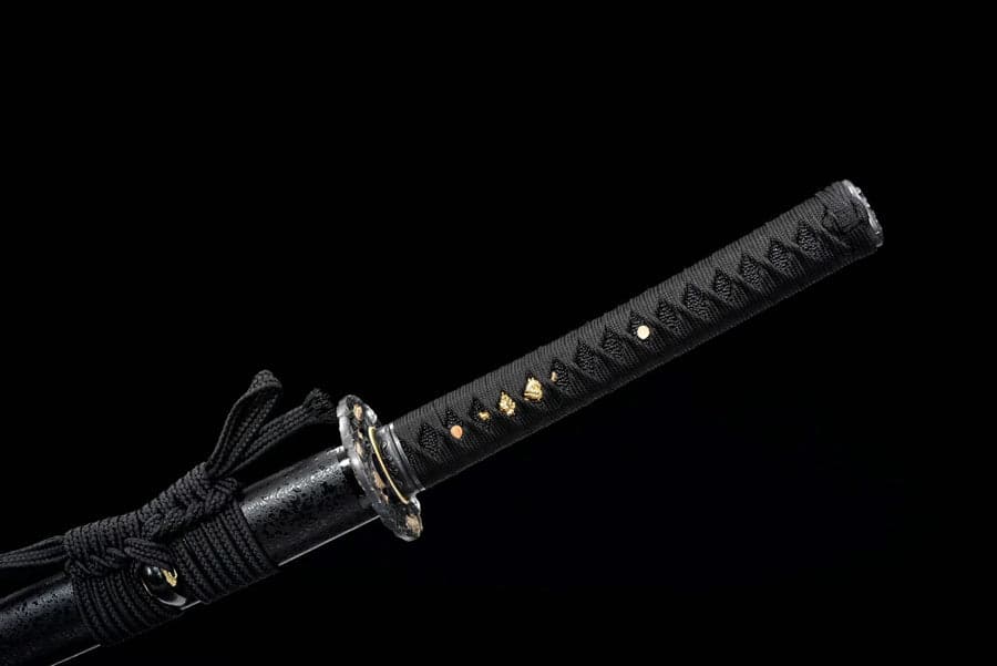 Hand Forged Japanese Samurai Katana Blackwing T10 Carbon steel Full Tang - Tophatter Daily Deals