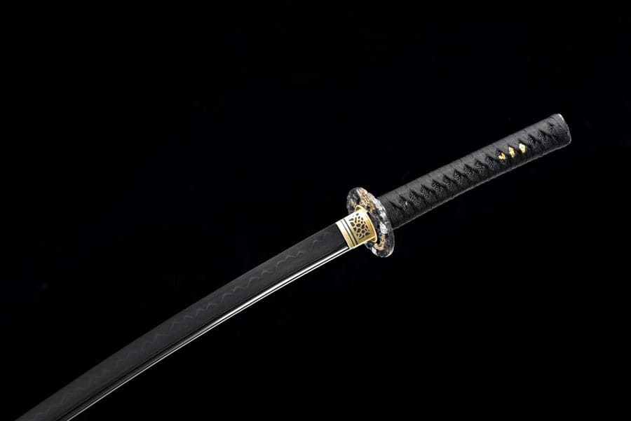 Hand Forged Japanese Samurai Katana Blackwing T10 Carbon steel Full Tang - Tophatter Daily Deals