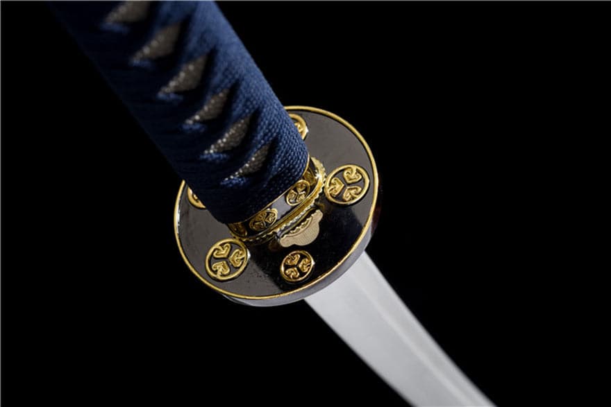 Hand Forged Japanese Samurai Katana Buddha 9260 Spring Steel Bend 90 degrees without deformation - Tophatter Daily Deals
