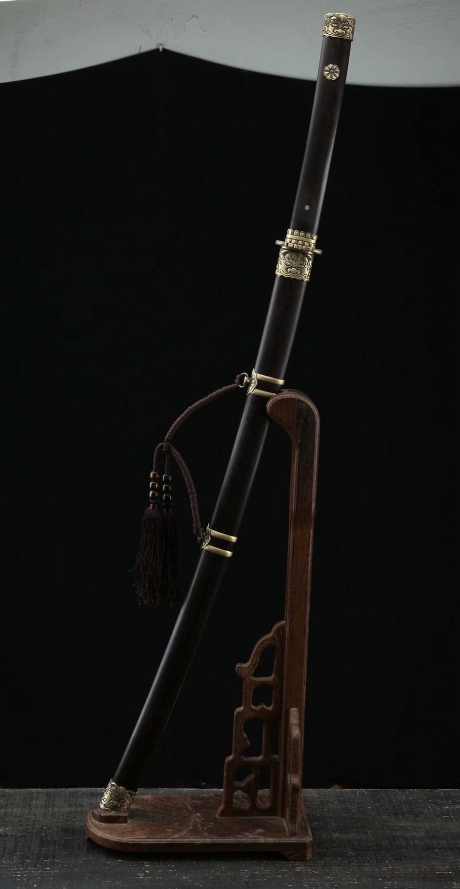 Hand Forged Japanese Samurai Katana Chi Dragon Pattern Steel Fine grinding - Tophatter Daily Deals