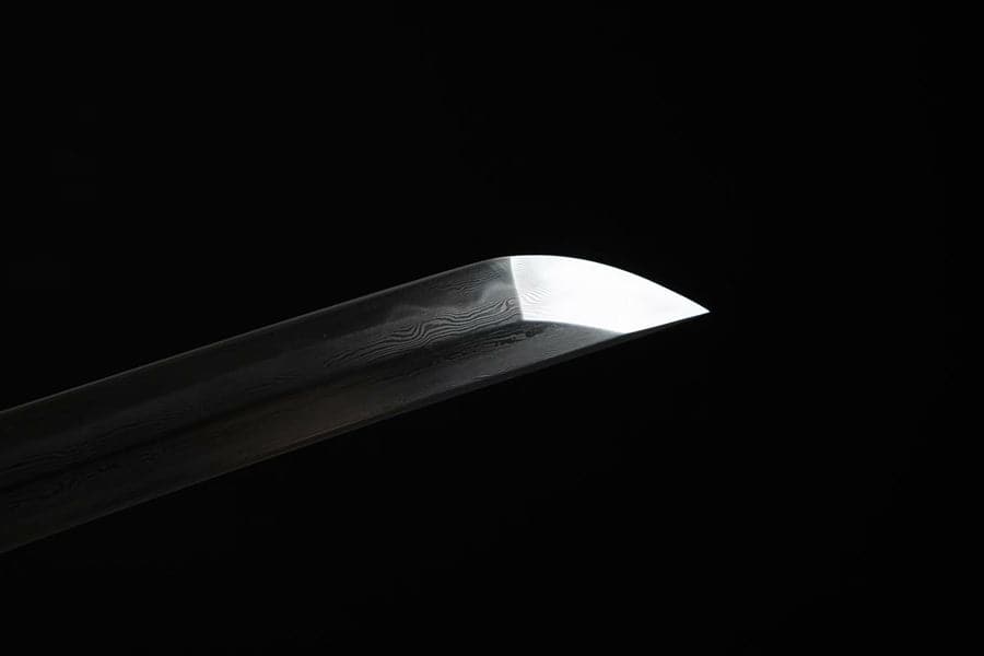 Hand Forged Japanese Samurai Katana Chi Dragon Pattern Steel Fine grinding - Tophatter Daily Deals