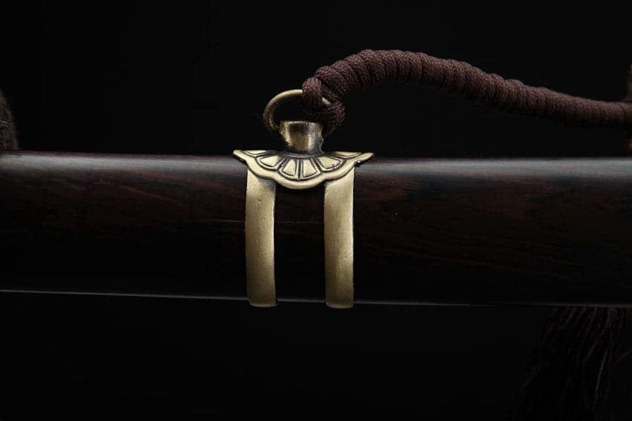 Hand Forged Japanese Samurai Katana Chi Dragon Pattern Steel Fine grinding - Tophatter Daily Deals