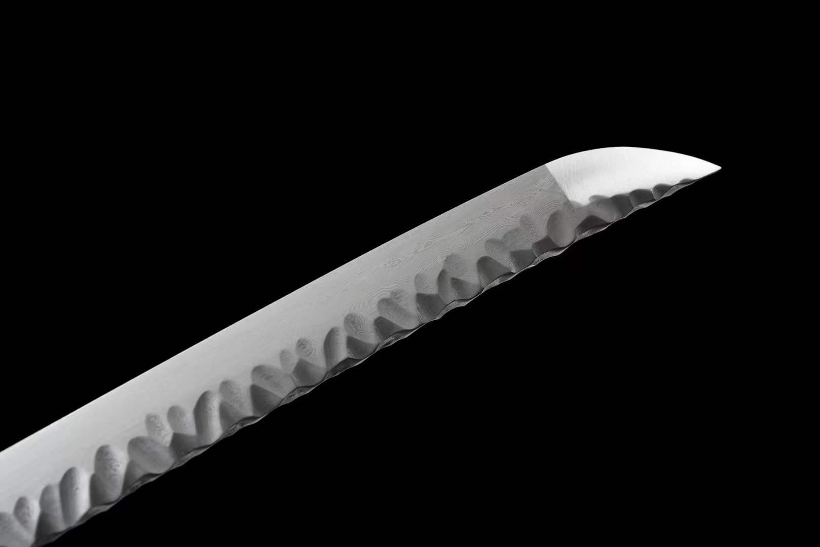 Hand Forged Japanese Samurai Katana Confidante Pattern Steel Hammered Texture - Tophatter Daily Deals