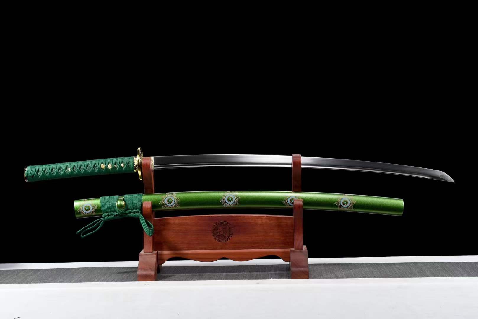 Hand Forged Japanese Samurai Katana Daylily Spring Steel - Tophatter Daily Deals