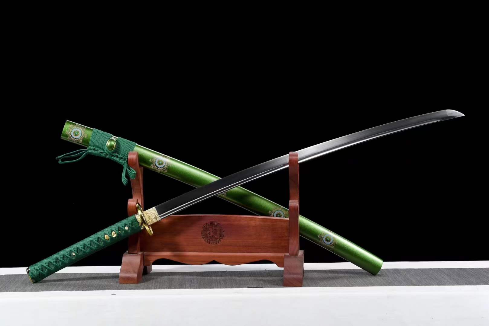 Hand Forged Japanese Samurai Katana Daylily Spring Steel - Tophatter Daily Deals