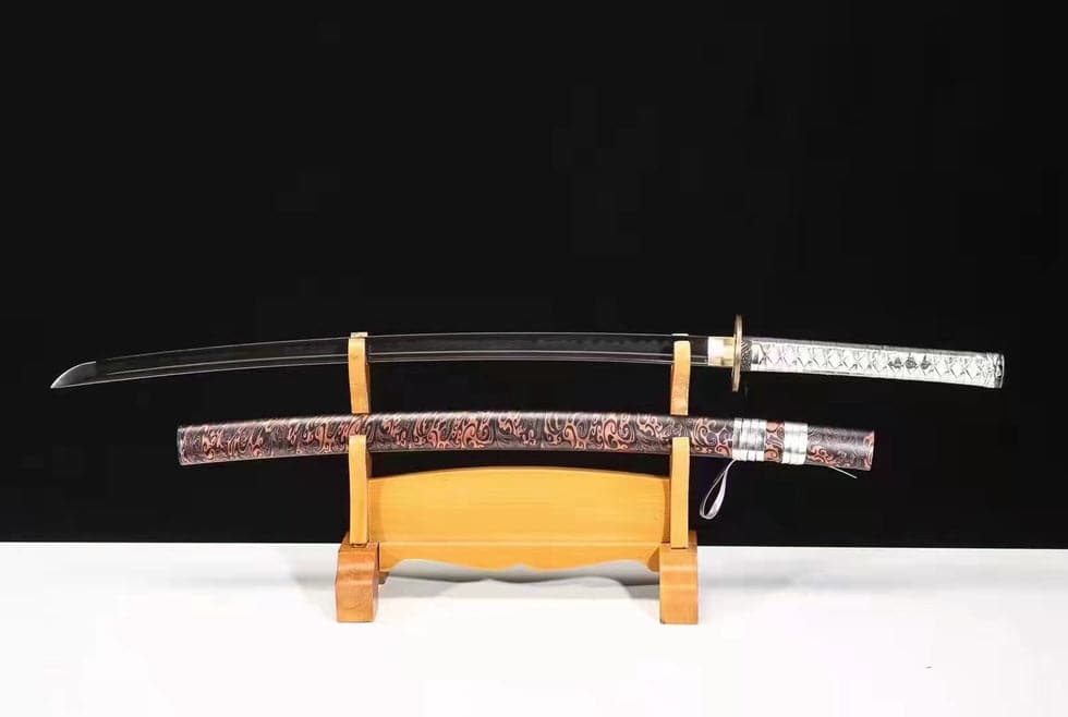 Hand Forged Japanese Samurai Katana Demon knife T10 Carbon steel Full Tang - Tophatter Daily Deals