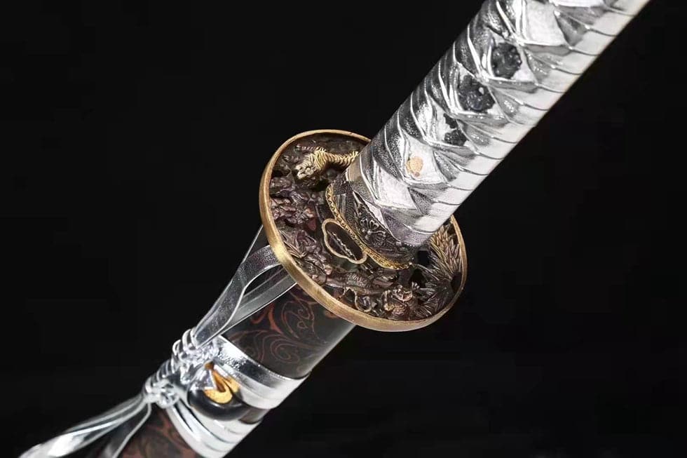 Hand Forged Japanese Samurai Katana Demon knife T10 Carbon steel Full Tang - Tophatter Daily Deals