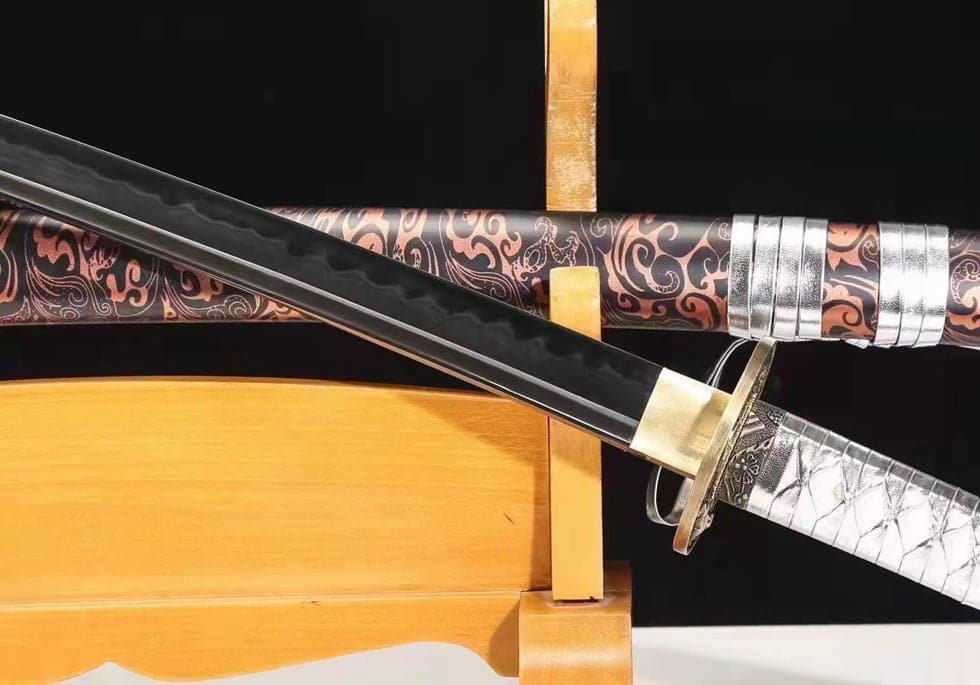 Hand Forged Japanese Samurai Katana Demon knife T10 Carbon steel Full Tang - Tophatter Daily Deals