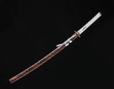 Hand Forged Japanese Samurai Katana Demon knife T10 Carbon steel Full Tang - Tophatter Daily Deals