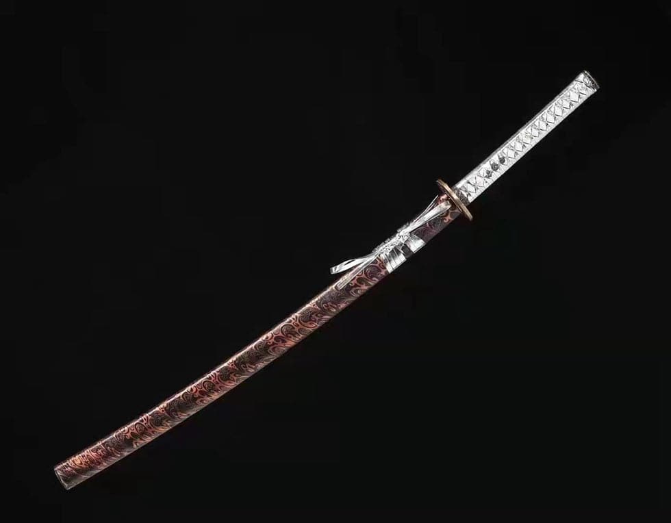 Hand Forged Japanese Samurai Katana Demon knife T10 Carbon steel Full Tang - Tophatter Daily Deals