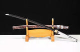 Hand Forged Japanese Samurai Katana Demon knife T10 Carbon steel Full Tang - Tophatter Daily Deals