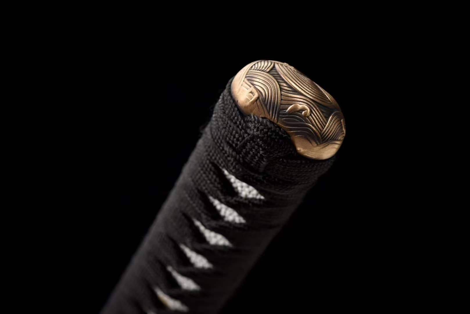 Hand Forged Japanese Samurai Katana Desert T10 Turns the soil to burn blade - Tophatter Daily Deals