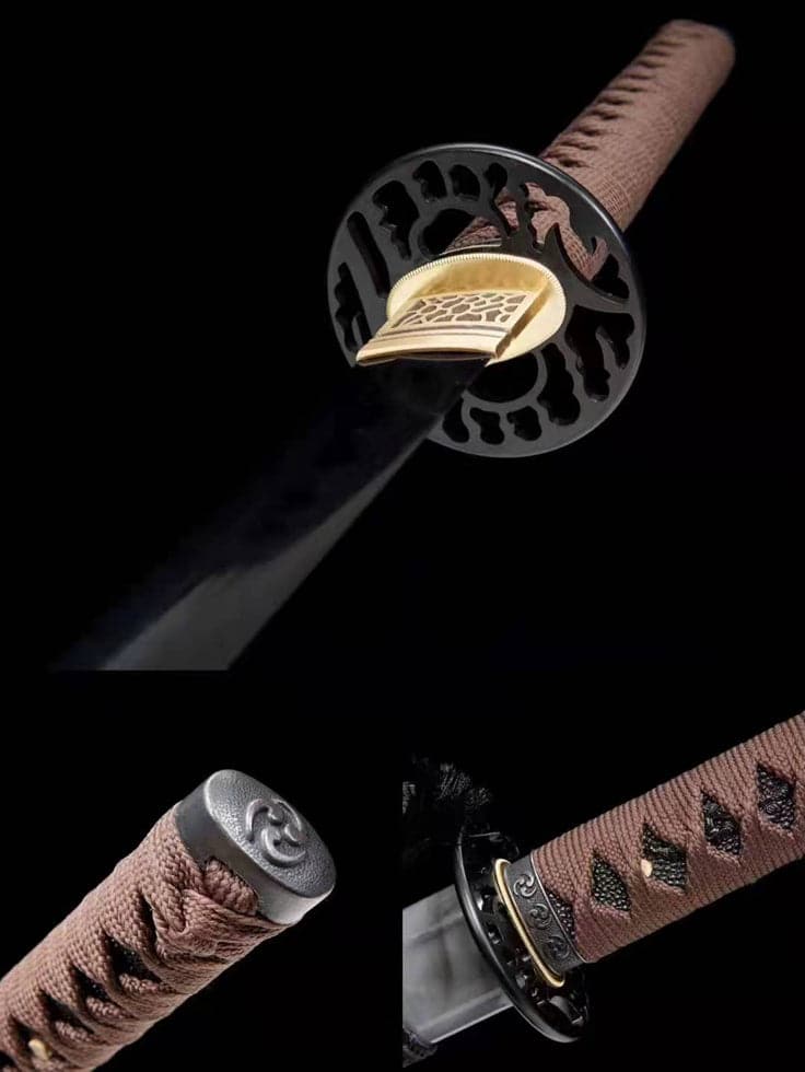 Hand Forged Japanese Samurai Katana Dragon Soul High Manganese Steel Full Tang - Tophatter Daily Deals