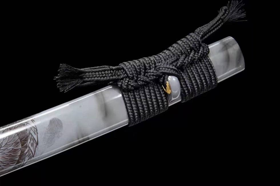 Hand Forged Japanese Samurai Katana Dragon Soul High Manganese Steel Full Tang - Tophatter Daily Deals
