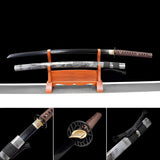 Hand Forged Japanese Samurai Katana Dragon Soul High Manganese Steel Full Tang - Tophatter Daily Deals
