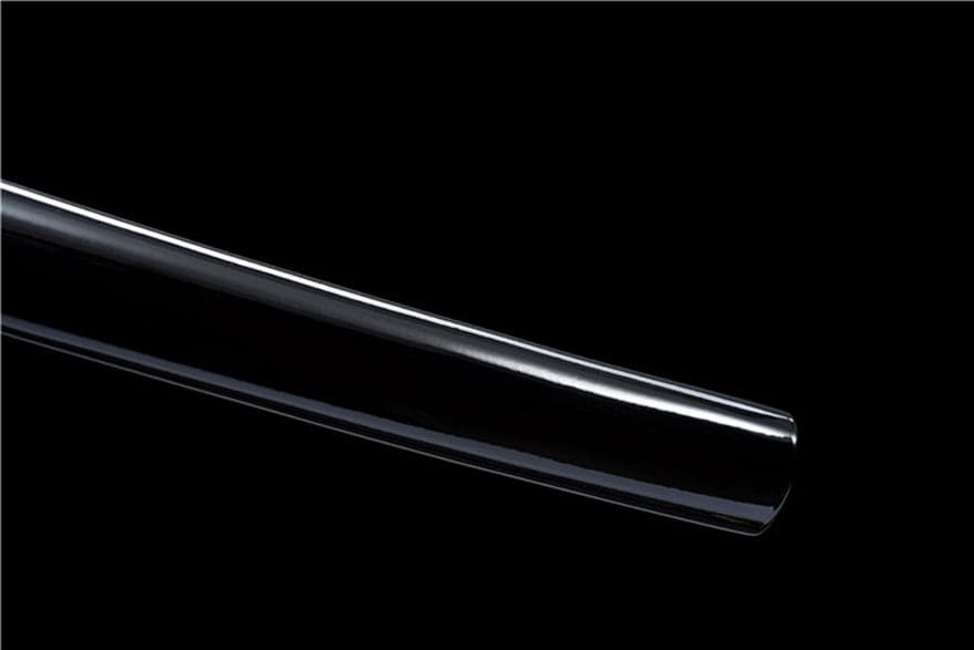 Hand Forged Japanese Samurai Katana Drop in the ocean T10 Carbon steel Blackening process - Tophatter Daily Deals