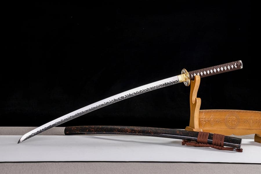 Hand Forged Japanese Samurai Katana Flying clouds T10 Carbon steel Full Tang - Tophatter Daily Deals