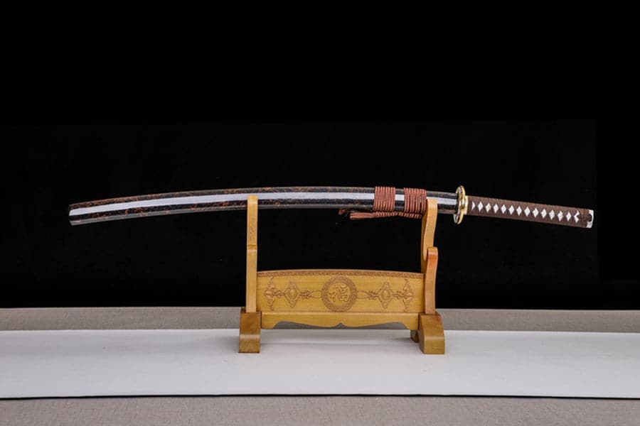 Hand Forged Japanese Samurai Katana Flying clouds T10 Carbon steel Full Tang - Tophatter Daily Deals