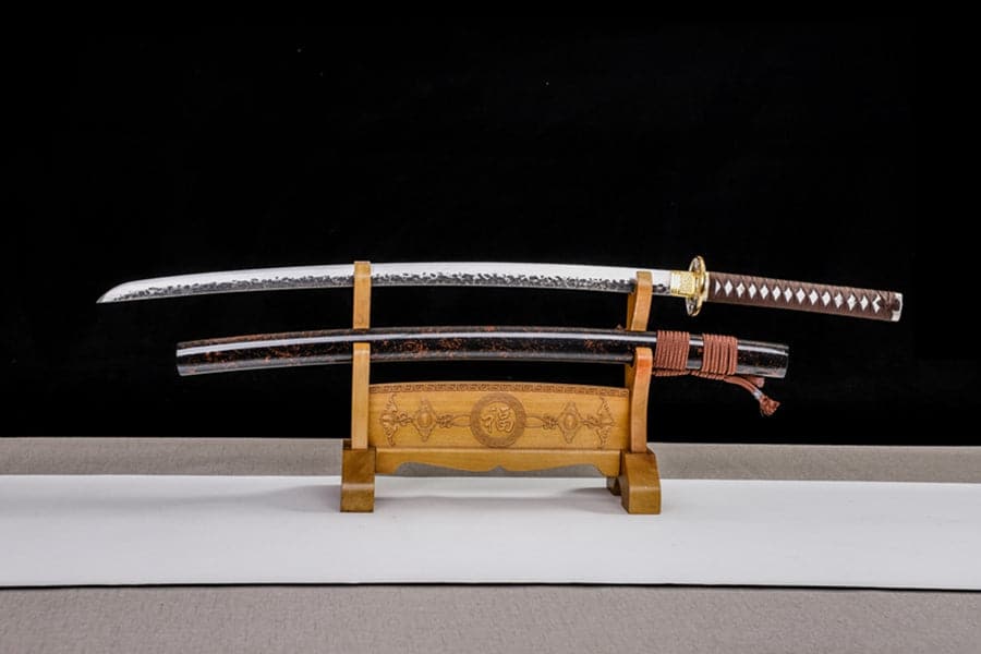 Hand Forged Japanese Samurai Katana Flying clouds T10 Carbon steel Full Tang - Tophatter Daily Deals