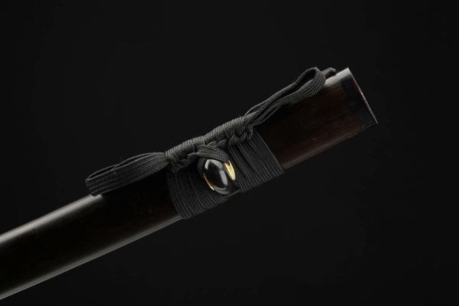 Hand Forged Japanese Samurai Katana Frog Prince Pattern Steel Gilt Silver Guard - Tophatter Daily Deals