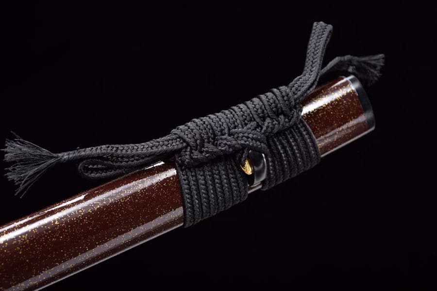 Hand Forged Japanese Samurai Katana Golden Bamboo Damascus Steel Full Tang - Tophatter Daily Deals