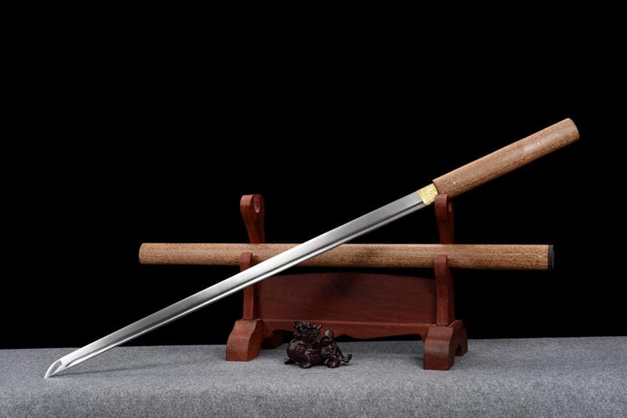 Hand Forged Japanese Samurai Katana 居合 High Manganese Steel - Tophatter Daily Deals