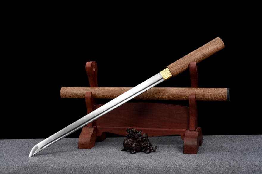 Hand Forged Japanese Samurai Katana 居合 High Manganese Steel - Tophatter Daily Deals
