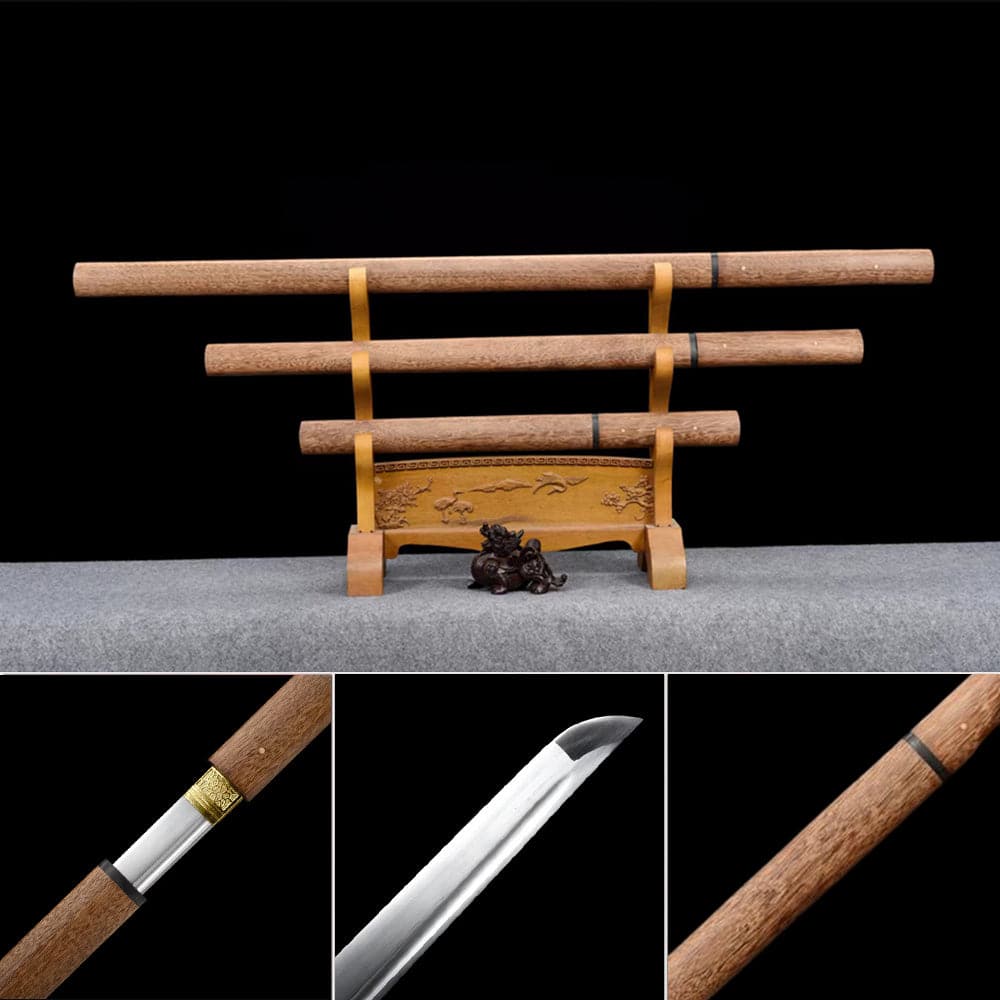 Hand Forged Japanese Samurai Katana 居合 High Manganese Steel - Tophatter Daily Deals