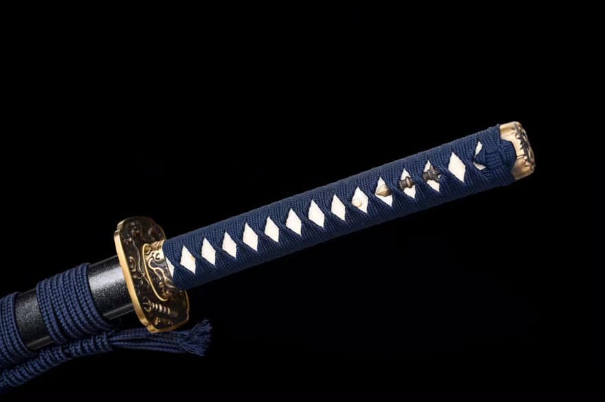 Hand Forged Japanese Samurai Katana Kṣitigarbha Bodhisattva T10 Carbon steel Mirror grinding - Tophatter Daily Deals