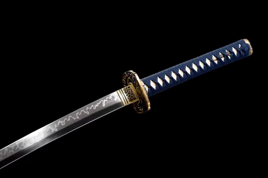 Hand Forged Japanese Samurai Katana Kṣitigarbha Bodhisattva T10 Carbon steel Mirror grinding - Tophatter Daily Deals