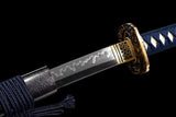 Hand Forged Japanese Samurai Katana Kṣitigarbha Bodhisattva T10 Carbon steel Mirror grinding - Tophatter Daily Deals