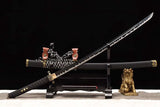 Hand Forged Japanese Samurai Katana Lion T10 Carbon steel Full Tang - Tophatter Daily Deals