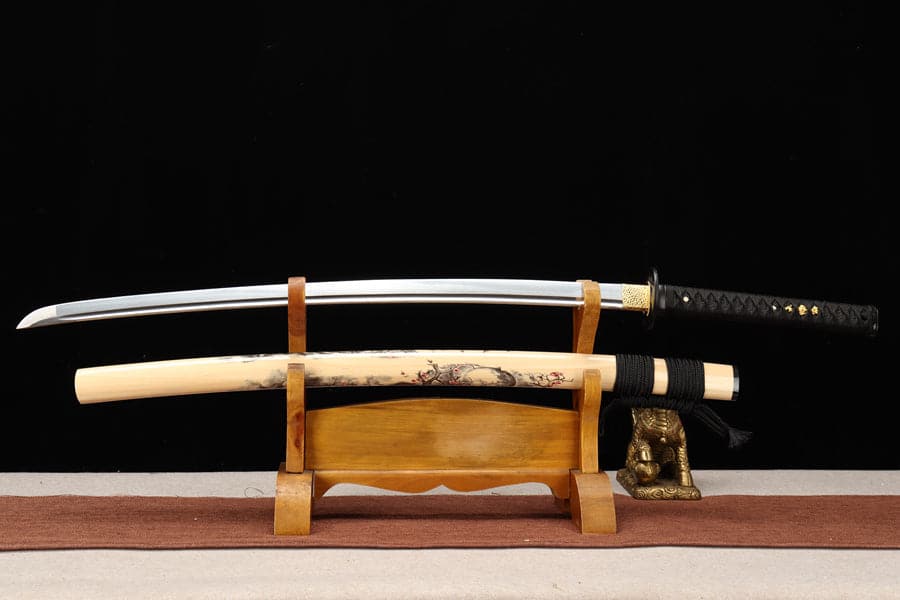 Hand Forged Japanese Samurai Katana Monsters Sword 9260 Spring Steel Full Tang - Tophatter Daily Deals