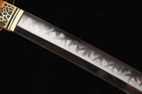 Hand Forged Japanese Samurai Katana Night Hidden T10 Carbon steel Turns the soil to burn blade - Tophatter Daily Deals