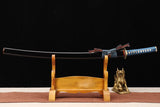 Hand Forged Japanese Samurai Katana Night Hidden T10 Carbon steel Turns the soil to burn blade - Tophatter Daily Deals