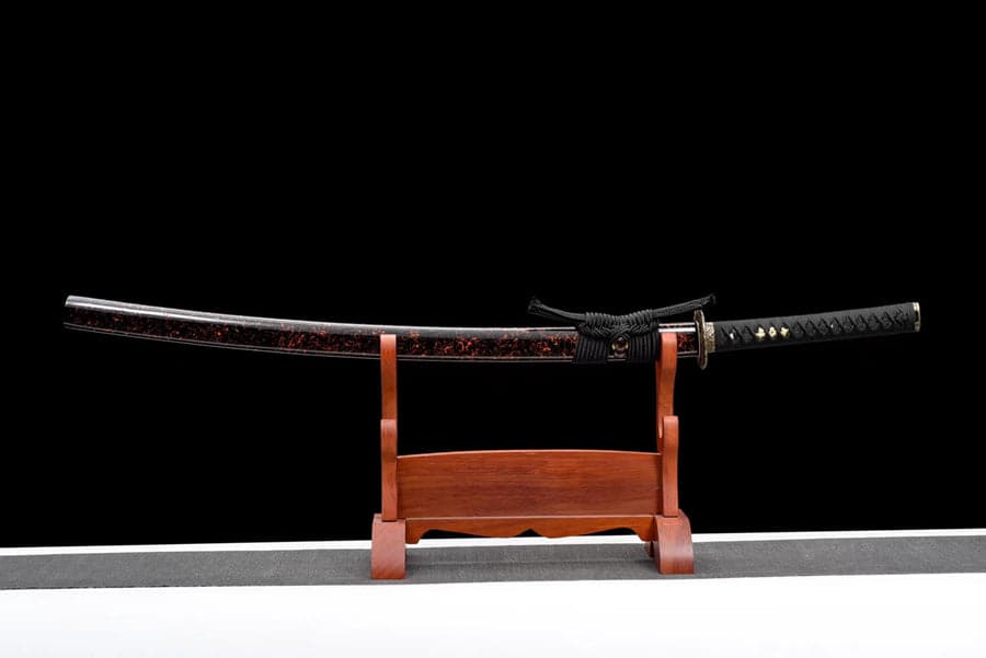 Hand Forged Japanese Samurai Katana Pan Dragon Knight T10 Carbon steel Turns the soil to burn blade - Tophatter Daily Deals