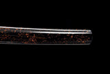 Hand Forged Japanese Samurai Katana Pan Dragon Knight T10 Carbon steel Turns the soil to burn blade - Tophatter Daily Deals