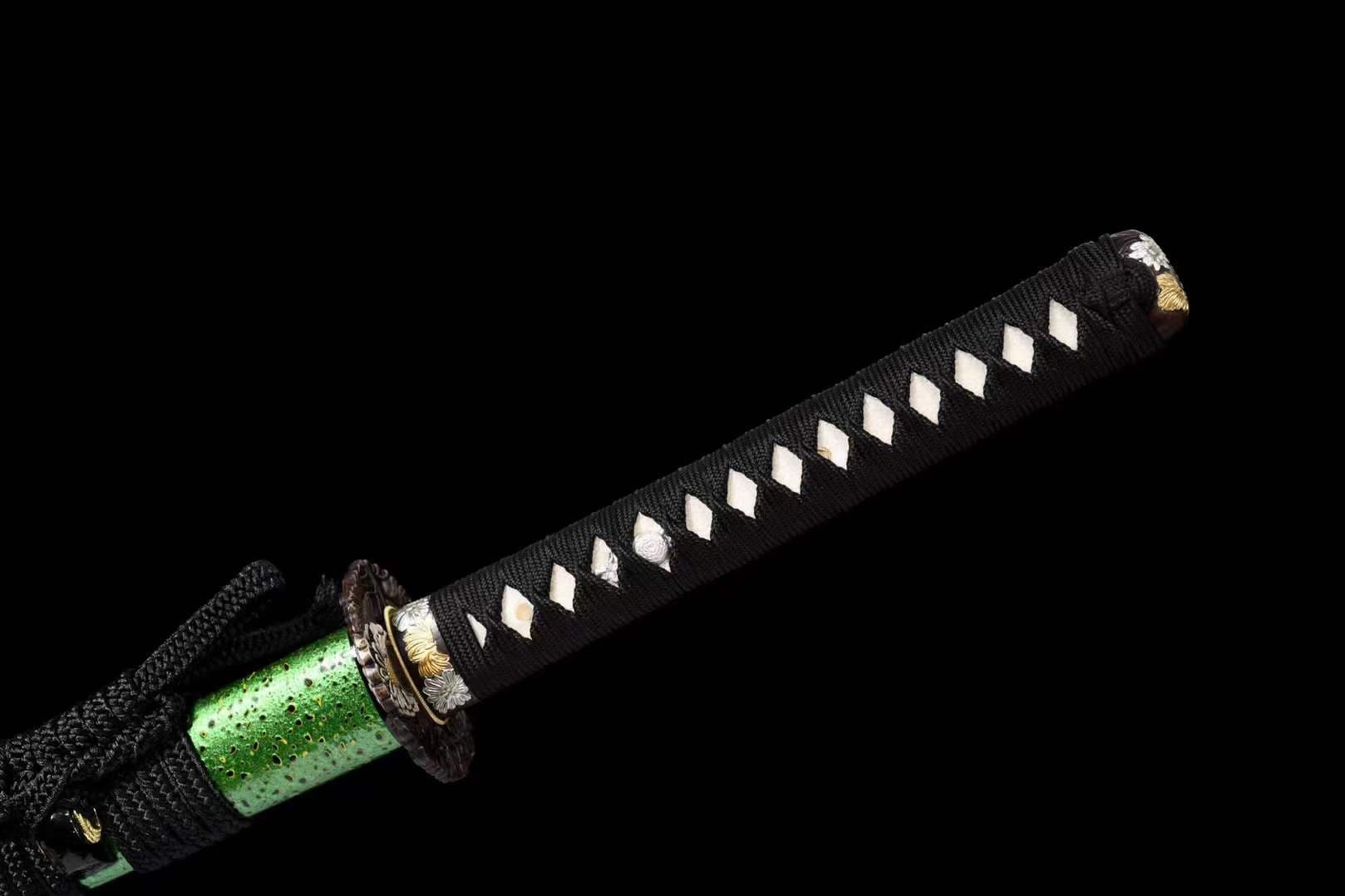 Hand Forged Japanese Samurai Katana Petunia Kobuse Forge Top quality fighting research - Tophatter Daily Deals