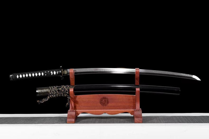 Hand Forged Japanese Samurai Katana Phantom Feather T10 Carbon steel Mirror grinding - Tophatter Daily Deals