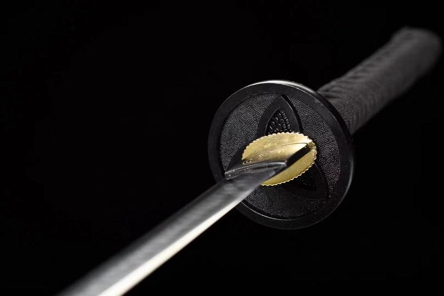 Hand Forged Japanese Samurai Katana Phantom Feather T10 Carbon steel Mirror grinding - Tophatter Daily Deals