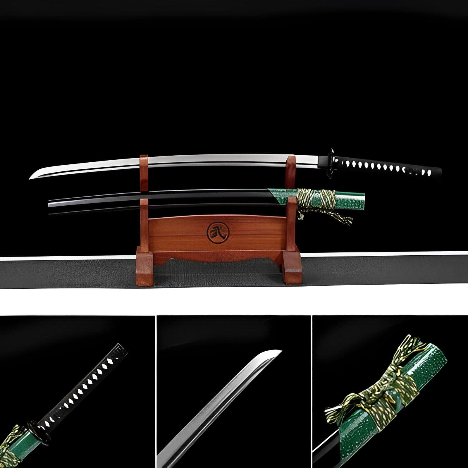 Hand Forged Japanese Samurai Katana Phantom Pattern Steel Full Tang - Tophatter Daily Deals