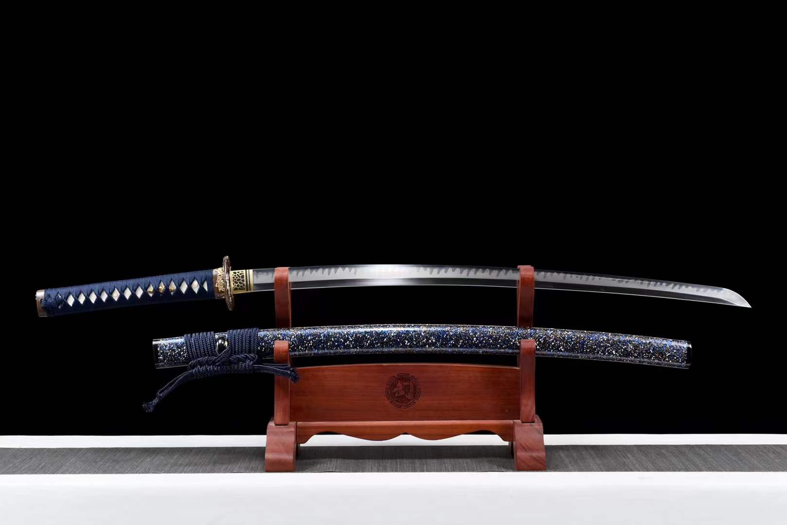 Hand Forged Japanese Samurai Katana Pixi T10 Japanese Upper Research - Tophatter Daily Deals