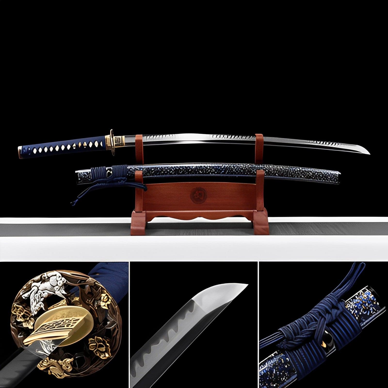 Hand Forged Japanese Samurai Katana Pixi T10 Japanese Upper Research - Tophatter Daily Deals