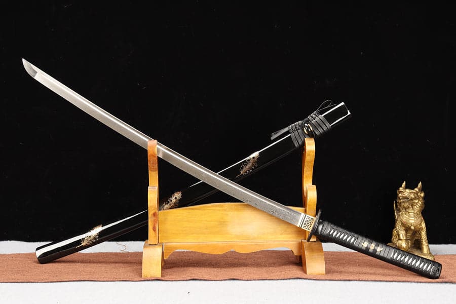 Hand Forged Japanese Samurai Katana Pluto T8 carbon tool steel Folding forging - Tophatter Daily Deals