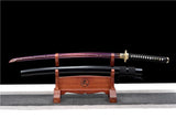 Hand Forged Japanese Samurai Katana Rose High Manganese Steel Purple Blade - Tophatter Daily Deals