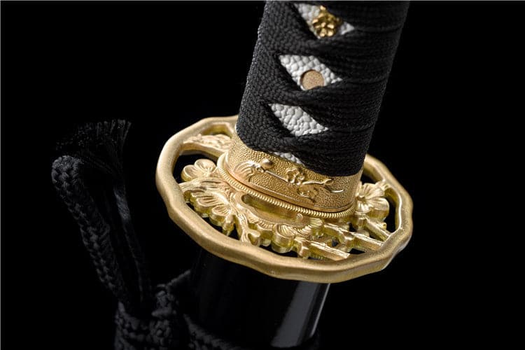 Hand Forged Japanese Samurai Katana Rose High Manganese Steel Purple Blade - Tophatter Daily Deals