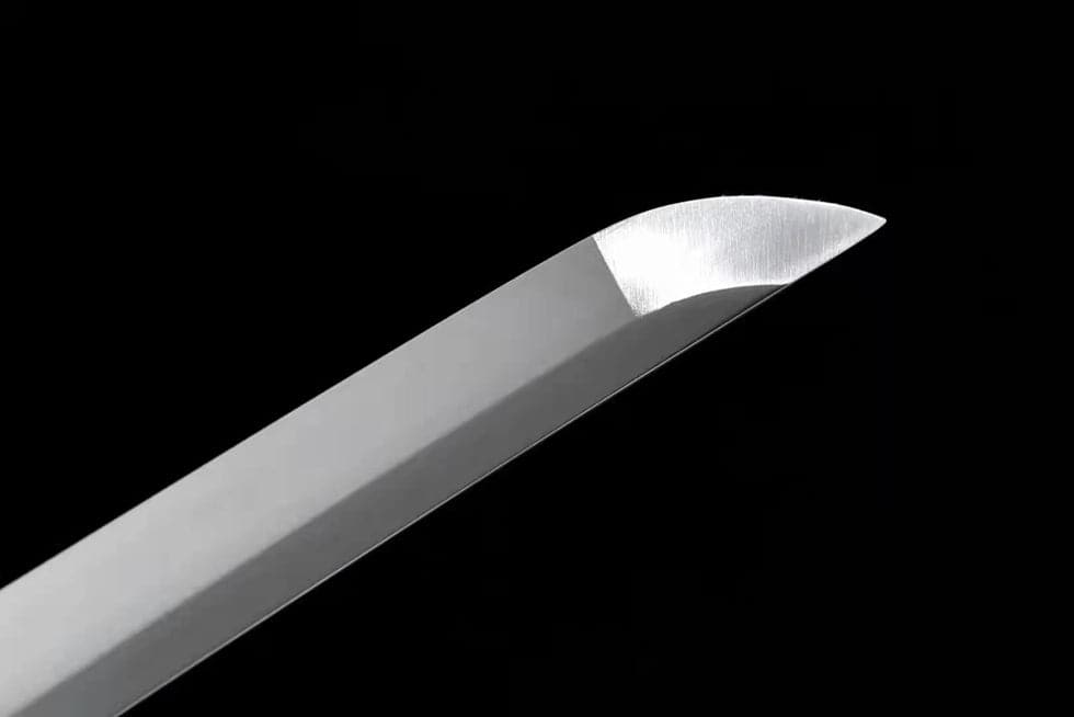 Hand Forged Japanese Samurai Katana Silver Dragon Knight High-performance Manganese Steel - Tophatter Daily Deals